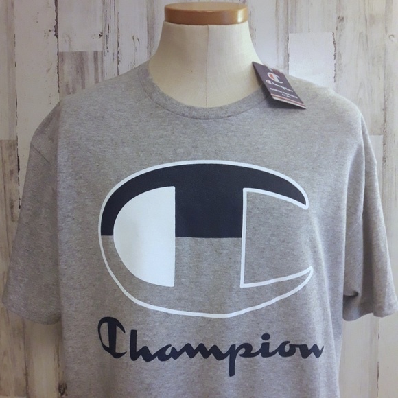NWT Champion Athletic wear Gray T-Shirt 1XL Big - Picture 2 of 8